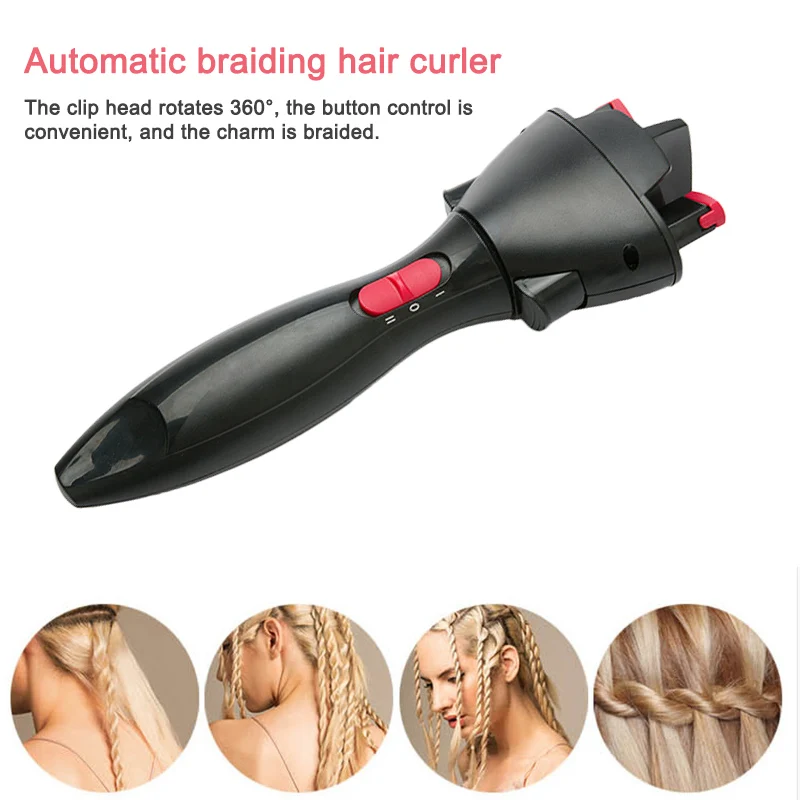 Automatic Braider Hair Fast Styling Knotter Gril Gift Smart Electric Braiding Machine Twist Braided Curling Iron Tool Dropship
Automatic Braider Hair Fast Styling Knotter Gril Gift Smart Electric Braiding Machine Twist Braided Curling Iron Tool Dropship