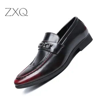 2019 New Design Men Formal Wedding Loafers Metal Decorated Vintage Slip On Casual Business Party Men Flats Footwear
2019 New Design Men Formal Wedding Loafers Metal Decorated Vintage Slip On Casual Business Party Men Flats Footwear