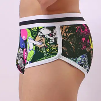 Sexy Mens Printed Breathe Underwear Bulge Pouch Shorts Underpants Men Boxer Men's Sexy Underpants
Sexy Mens Printed Breathe Underwear Bulge Pouch Shorts Underpants Men Boxer Men's Sexy Underpants