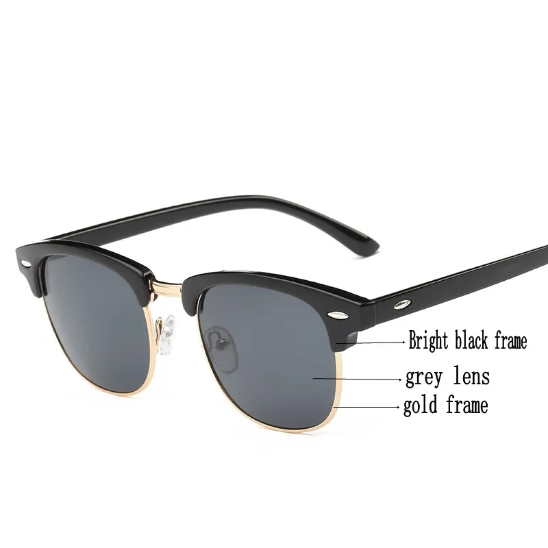Fashion Sunglasses Men Women Classic Brand Designer Half Metal Femail Mirror Eyewear Male Sun Glasses UV400 Oculos De Sol
Fashion Sunglasses Men Women Classic Brand Designer Half Metal Femail Mirror Eyewear Male Sun Glasses UV400 Oculos De Sol