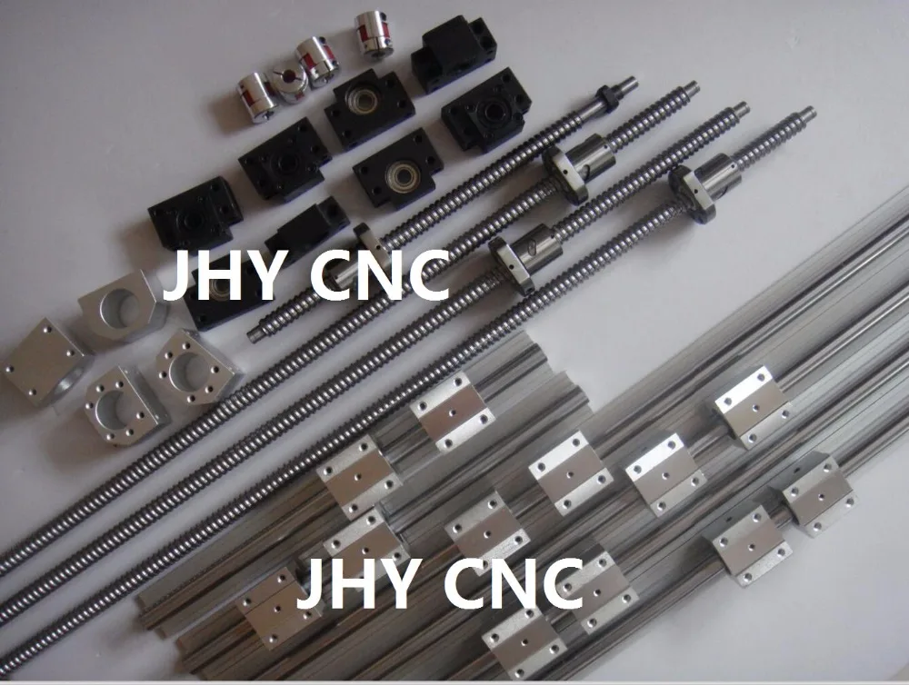 3 set LINEAR RAIL SBR-300/1500/2650mm sets +4 ball screws RM1605+4BK/BF12 + 4 nut housings +4 RB couplers for CNC
3 set LINEAR RAIL SBR-300/1500/2650mm sets +4 ball screws RM1605+4BK/BF12 + 4 nut housings +4 RB couplers for CNC