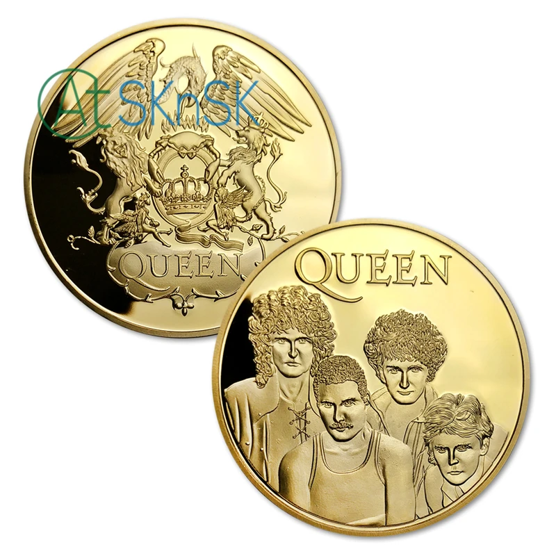 QUEEN of Rock Band Commemorative Legends Coin Fans Worth Collection 10pcs/lot Free Shipping 2 Color for Choice
QUEEN of Rock Band Commemorative Legends Coin Fans Worth Collection 10pcs/lot Free Shipping 2 Color for Choice