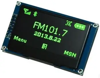 2.42 inch 16PIN SPI Green/White/Yellow/Blue OLED Screen Module SSD1309 Drive IC 128*64 Parallel Interface
2.42 inch 16PIN SPI Green/White/Yellow/Blue OLED Screen Module SSD1309 Drive IC 128*64 Parallel Interface