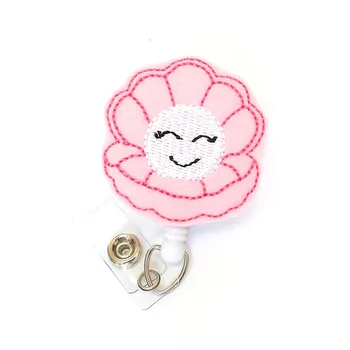pink smiling flower yoyo name card felt Retractable id Badge Reel holder for nurse
pink smiling flower yoyo name card felt Retractable id Badge Reel holder for nurse