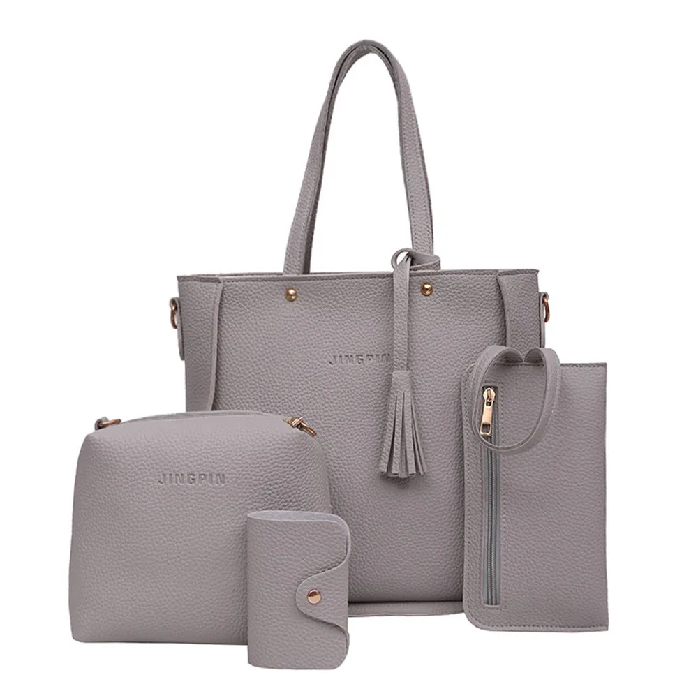 4 Sets Women Clutches Leather Fashion Shoulder Bags Handbag Tote Bag Crossbody Wallet carteira feminina couro
4 Sets Women Clutches Leather Fashion Shoulder Bags Handbag Tote Bag Crossbody Wallet carteira feminina couro