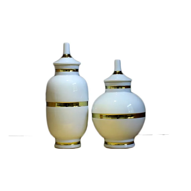 American white ceramic ceramic vase ornaments of modern Chinese tank soft decoration model room hotel room decoration
American white ceramic ceramic vase ornaments of modern Chinese tank soft decoration model room hotel room decoration