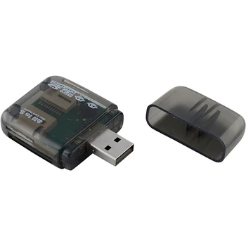 Black USB 2.0 Flash Memory Card Reader All-in-One SD/SDHC Micro-SD/TF MS-Duo M2 Memory Card Readers & Adapters
Black USB 2.0 Flash Memory Card Reader All-in-One SD/SDHC Micro-SD/TF MS-Duo M2 Memory Card Readers & Adapters