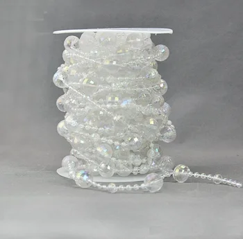 10Meter 14mm AB Earth Beads Chain Garland For Bead Curtain Christmas Tree Wedding Party Holiday Venue Garment Lace Decoration
10Meter 14mm AB Earth Beads Chain Garland For Bead Curtain Christmas Tree Wedding Party Holiday Venue Garment Lace Decoration