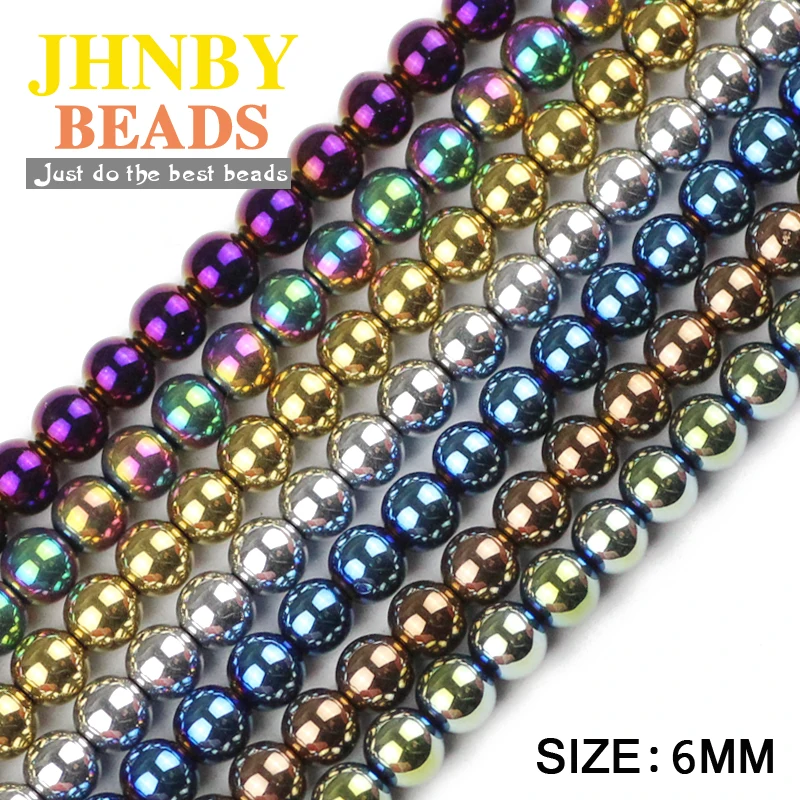 JHNBY AAA Round Hematite 6mm 100pcs Natural Stone Plating 7 color Loose beads ball for Jewelry bracelets Making DIY Accessories
JHNBY AAA Round Hematite 6mm 100pcs Natural Stone Plating 7 color Loose beads ball for Jewelry bracelets Making DIY Accessories