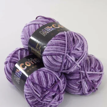 Sale 3ballsx50g Soft Cotton Baby Yarn New Hand-dyed Wool Socks Scarf Knitting Yarn violet 2075-06-3
Sale 3ballsx50g Soft Cotton Baby Yarn New Hand-dyed Wool Socks Scarf Knitting Yarn violet 2075-06-3