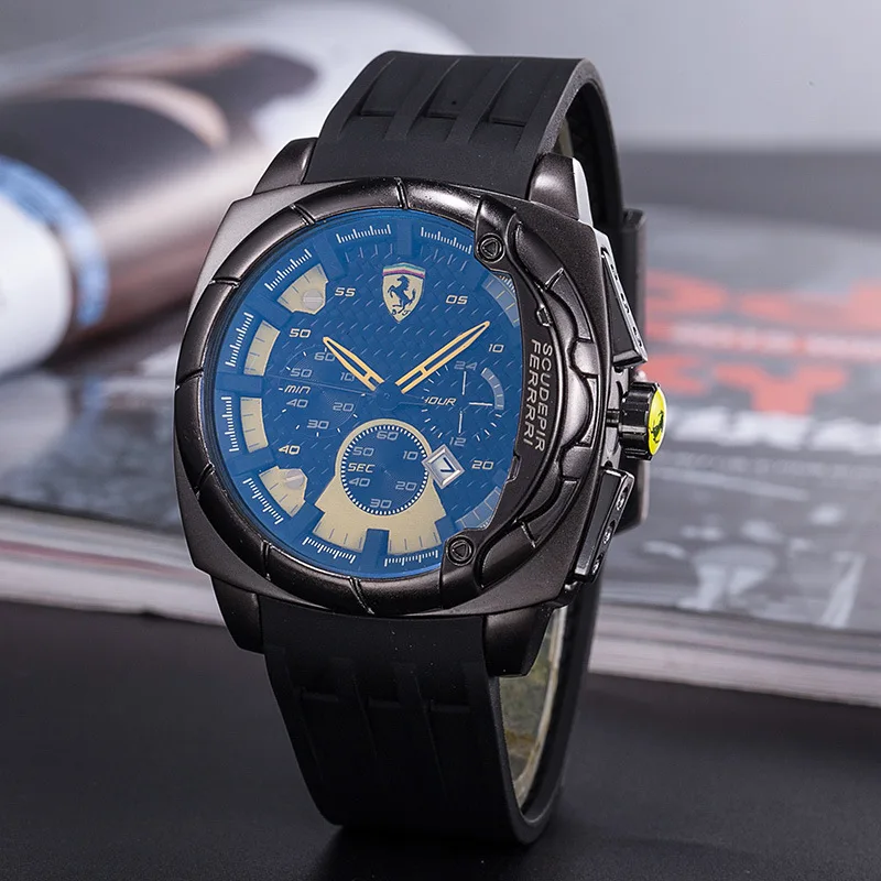 SCUDERIA FERRARI Men's Watch Luxury Brand Clock Quartz Men Watches Multifunctional Military Stop Watch Glowwatch 737849511
SCUDERIA FERRARI Men's Watch Luxury Brand Clock Quartz Men Watches Multifunctional Military Stop Watch Glowwatch 737849511