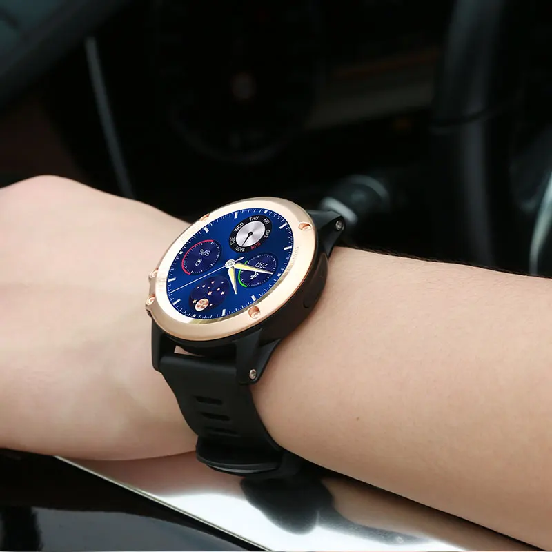 Luxury Smart Watch men Android 4.4 Waterproof 1.39