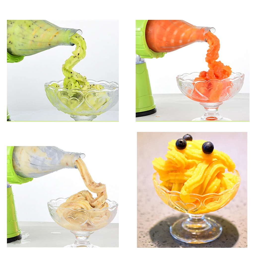 Handle Juicer Juice Extractor Cold Press Wheatgrass Carrot Icecream Blender