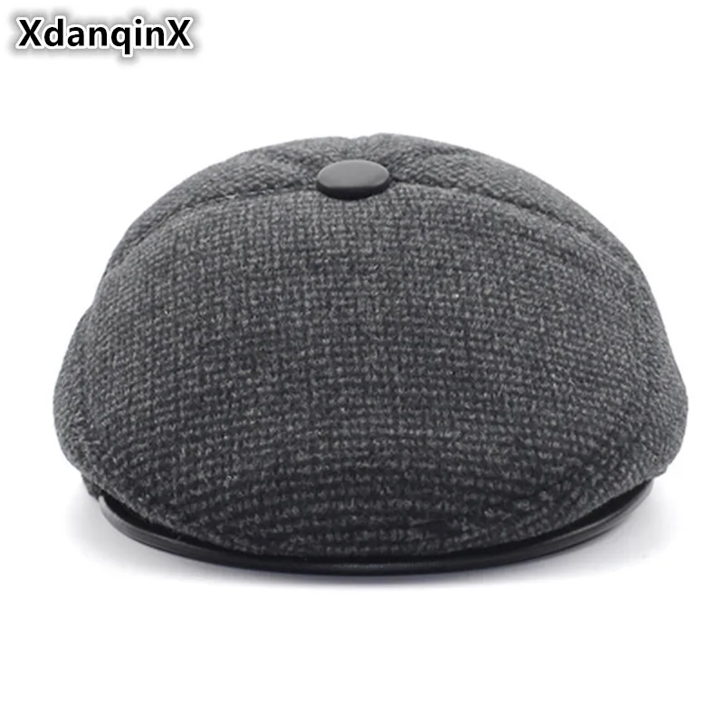 XdanqinX Adult Men's Winter Warm Hat Simple Fashion Berets for men Male Bone Thicker Tongue Cap Hooded Ski Cap Dad's Hats
XdanqinX Adult Men's Winter Warm Hat Simple Fashion Berets for men Male Bone Thicker Tongue Cap Hooded Ski Cap Dad's Hats