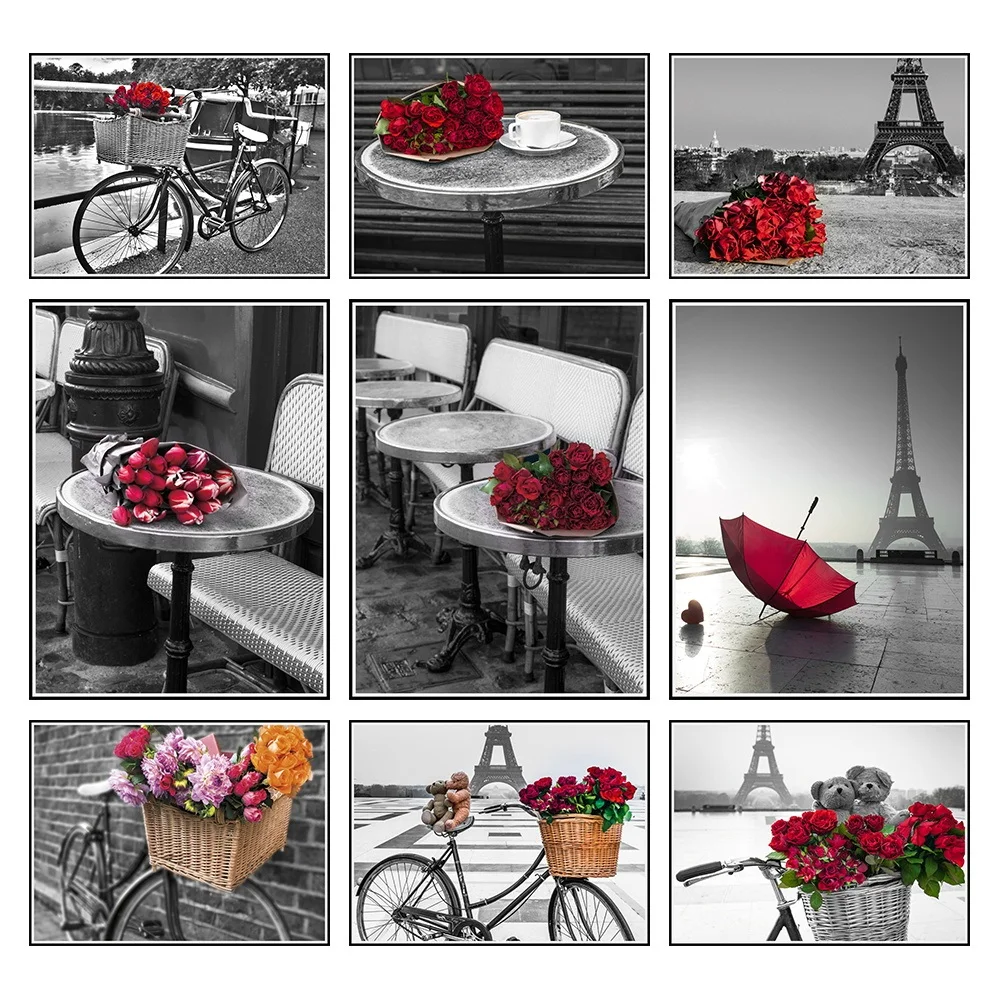 City Tower Red Roses Diamond Painting Bicycle DIY 3D Embroidery Painting Cross Stitch Living Room Wall Decor Art Crafts
City Tower Red Roses Diamond Painting Bicycle DIY 3D Embroidery Painting Cross Stitch Living Room Wall Decor Art Crafts
