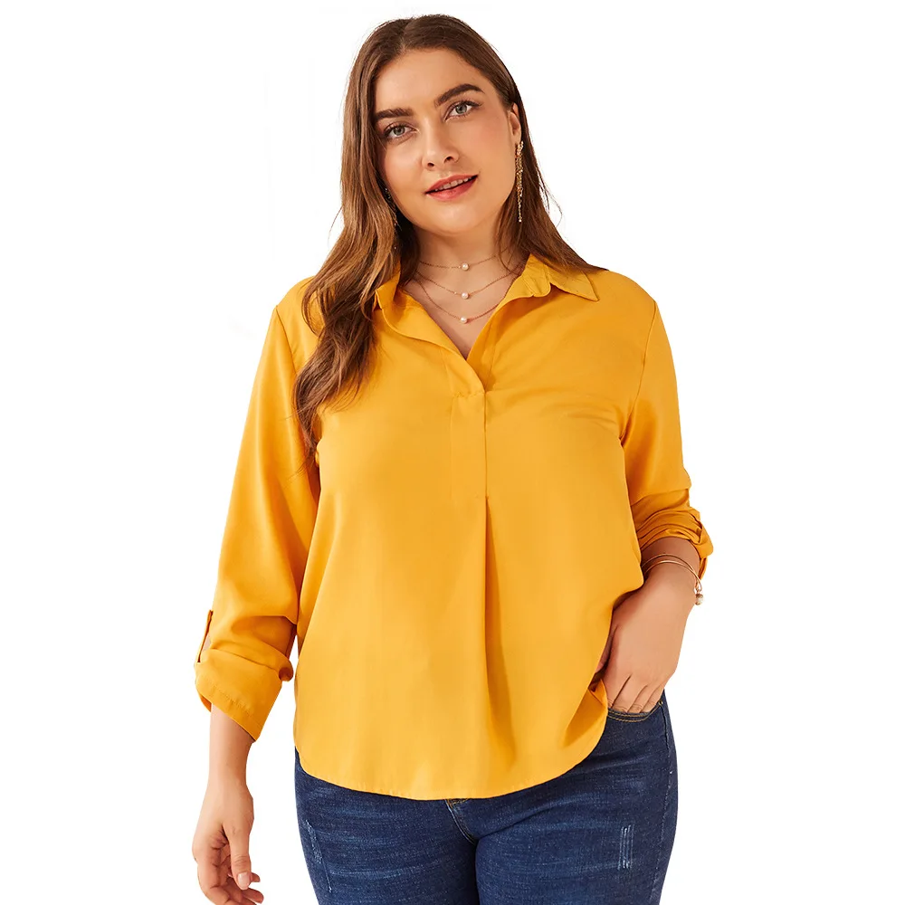 Original Design Yellow Chiffon Blouse Shirts Women Autumn Casual Clothes Femme Plus Size Tops Woman Fall Office Lady Shirt 2019
Original Design Yellow Chiffon Blouse Shirts Women Autumn Casual Clothes Femme Plus Size Tops Woman Fall Office Lady Shirt 2019