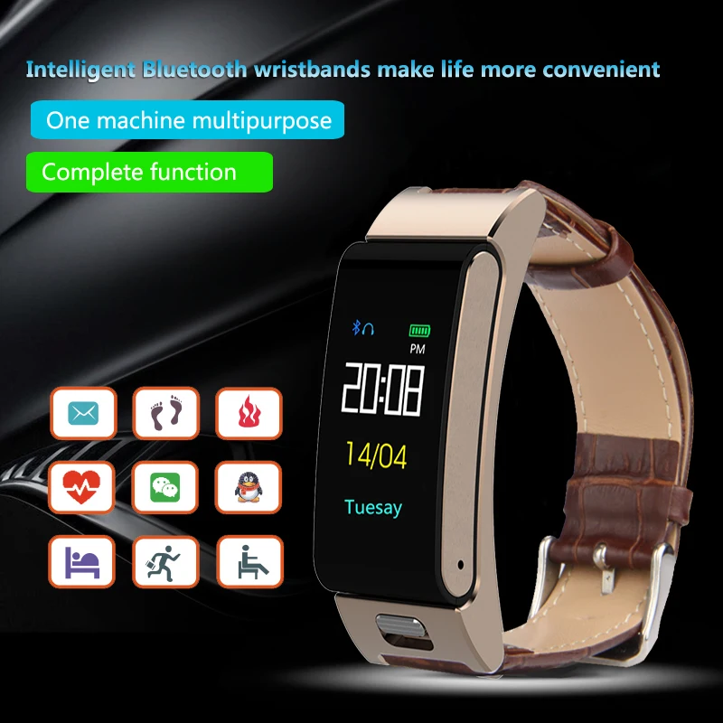 Smart Bracelet Heart Rate Blood Pressure Monitor Fitness Smart Watch with Color Screen SD998
Smart Bracelet Heart Rate Blood Pressure Monitor Fitness Smart Watch with Color Screen SD998
