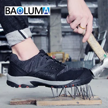 Men's Steel Toe Work Safety Shoes Boots Anti-smashing Anti-puncture Steel Toe Caps Anti-piercing Casual Outdoor Mens Work Shoes
Men's Steel Toe Work Safety Shoes Boots Anti-smashing Anti-puncture Steel Toe Caps Anti-piercing Casual Outdoor Mens Work Shoes