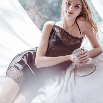 Summer Ladies Mesh Yarn Fold Sexy Nightdress Private Translucent Ladies Nightdress Womens Nightgown Sleepwear Night Dress
Summer Ladies Mesh Yarn Fold Sexy Nightdress Private Translucent Ladies Nightdress Womens Nightgown Sleepwear Night Dress