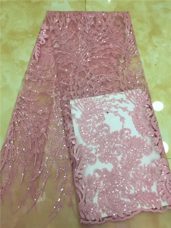 2019 Latest French Nigerian Laces Fabrics High Quality African Laces Fabric Wedding Glued glitter sequins Tulle Lace Pink Green
2019 Latest French Nigerian Laces Fabrics High Quality African Laces Fabric Wedding Glued glitter sequins Tulle Lace Pink Green