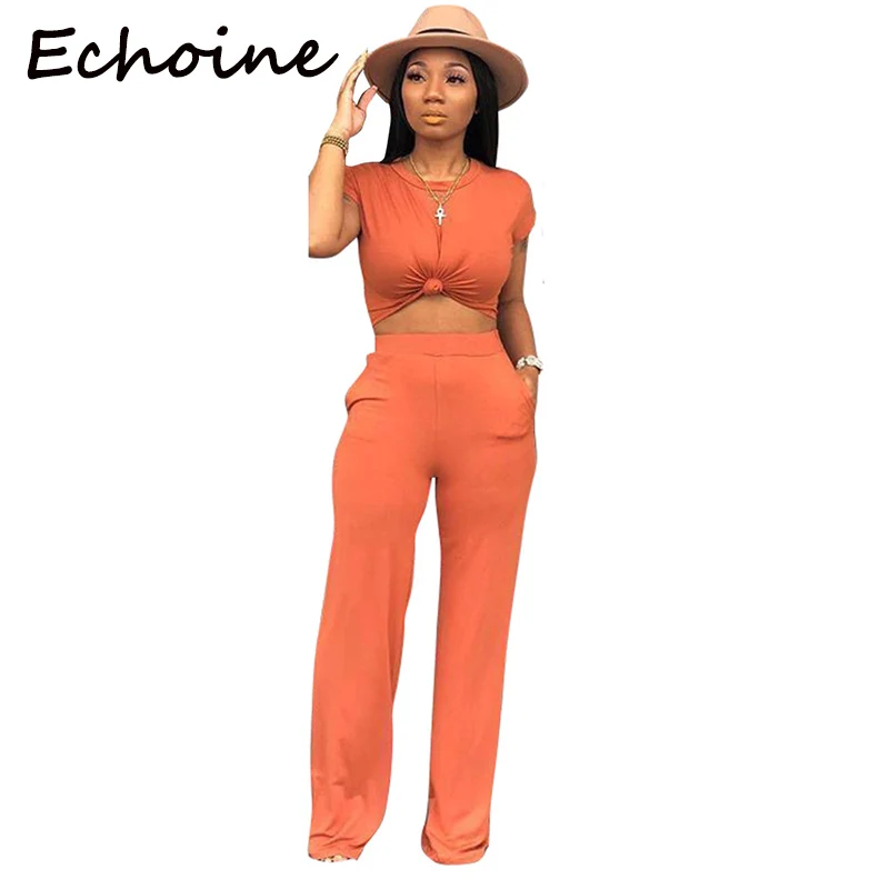 Echoine Plus Size Two Piece Set Crop Top And Wide Leg Pants Cut Out Solid Color Tracksuit 2 Piece Outfits For Women 3 Color
Echoine Plus Size Two Piece Set Crop Top And Wide Leg Pants Cut Out Solid Color Tracksuit 2 Piece Outfits For Women 3 Color