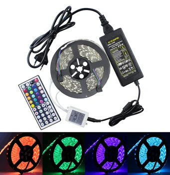 Super sale RGB LED strip 5050 IP65 waterproof 12V flexible light 60led/m,5m/lot + 44key IR Controller + DC 12V 6A Power Adapter
Super sale RGB LED strip 5050 IP65 waterproof 12V flexible light 60led/m,5m/lot + 44key IR Controller + DC 12V 6A Power Adapter
