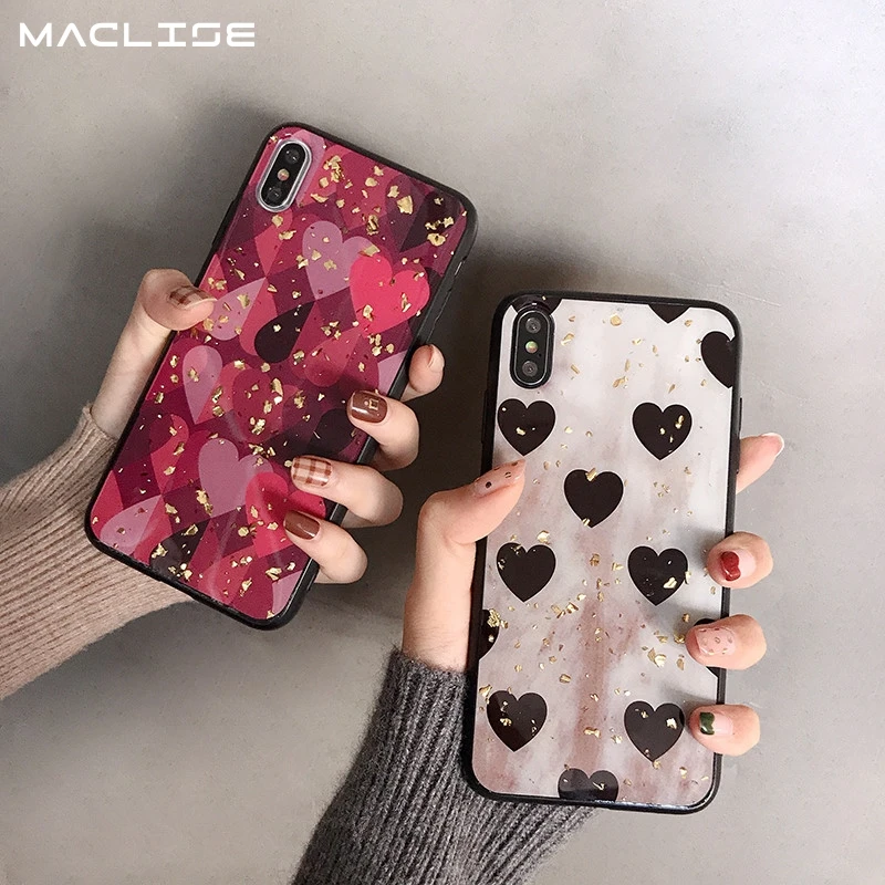 luxury Gold Foil Love Heart Phone Case For iphone XS Max Case For iphone X XR 6 6S 7 8 Plus Cover Fashion Bling Cases Capa
luxury Gold Foil Love Heart Phone Case For iphone XS Max Case For iphone X XR 6 6S 7 8 Plus Cover Fashion Bling Cases Capa