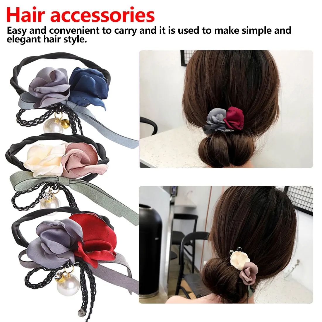 Women Flower Bun Maker Pearl Braid Pendant Girls Hairstyle Making Tools Elegant Curler Roller Hair Accessories Decoration
Women Flower Bun Maker Pearl Braid Pendant Girls Hairstyle Making Tools Elegant Curler Roller Hair Accessories Decoration