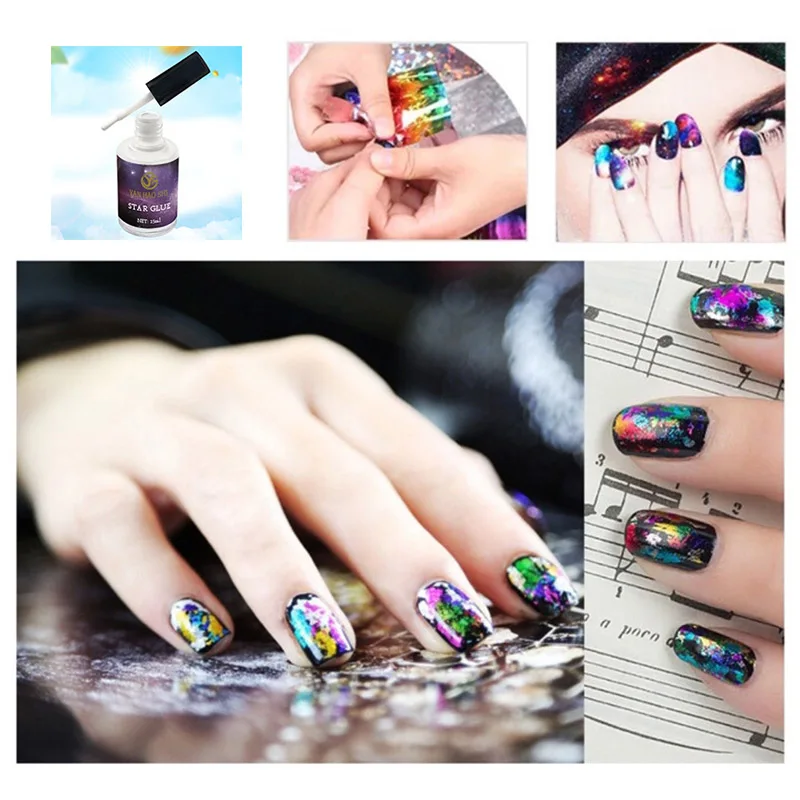 1 Pcs 15ml Nail Art Glue Gel Galaxy Star Adhesive for Foil Sticker Transfer Tips DIY HS11
1 Pcs 15ml Nail Art Glue Gel Galaxy Star Adhesive for Foil Sticker Transfer Tips DIY HS11