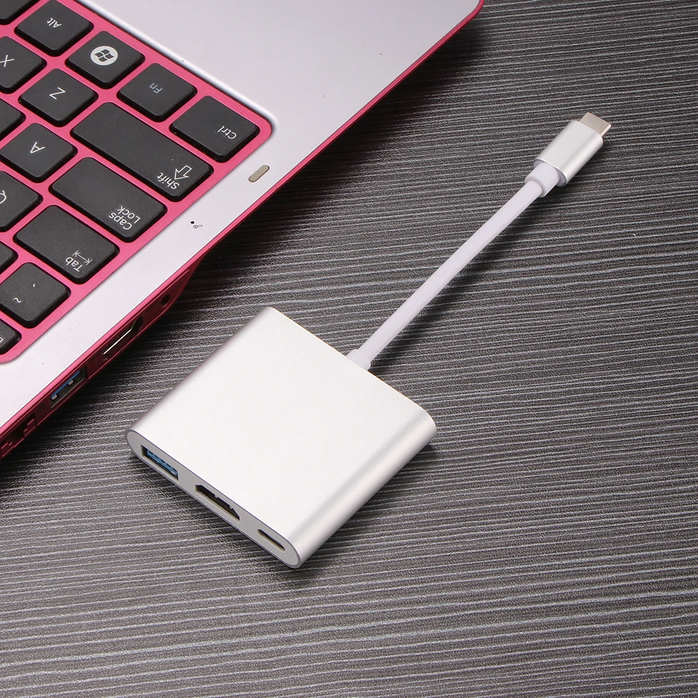 USB Type C To HDMI USB 3.0 Charging Adapter Converter USB-C 3.1 Adapter for MacBook Pro Pixel Huawei Mate10 Samsung S8+ Plus
USB Type C To HDMI USB 3.0 Charging Adapter Converter USB-C 3.1 Adapter for MacBook Pro Pixel Huawei Mate10 Samsung S8+ Plus