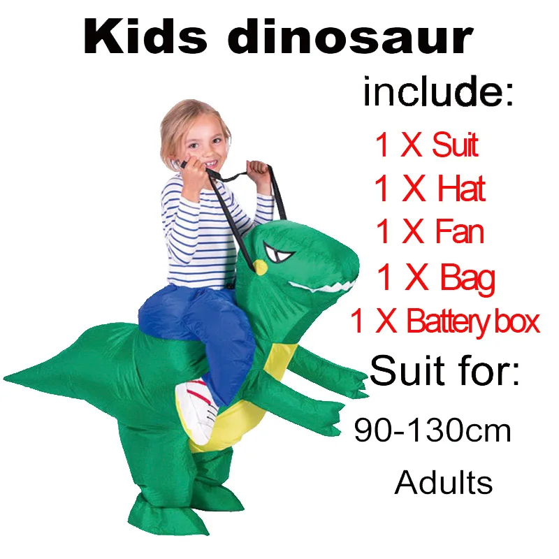 Party Adult t rex Dinosaur Costume Halloween Cosplay Inflatable Dinosaur T REX Blowup Halloween Mascot Costumes for Women Man (1)