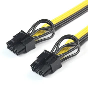 2pcs/Lot CPU 8Pin to Graphics Video Card Double PCI-E PCIe 8Pin ( 6Pin + 2Pin ) Power Supply Splitter Cable Cord 15cm
2pcs/Lot CPU 8Pin to Graphics Video Card Double PCI-E PCIe 8Pin ( 6Pin + 2Pin ) Power Supply Splitter Cable Cord 15cm