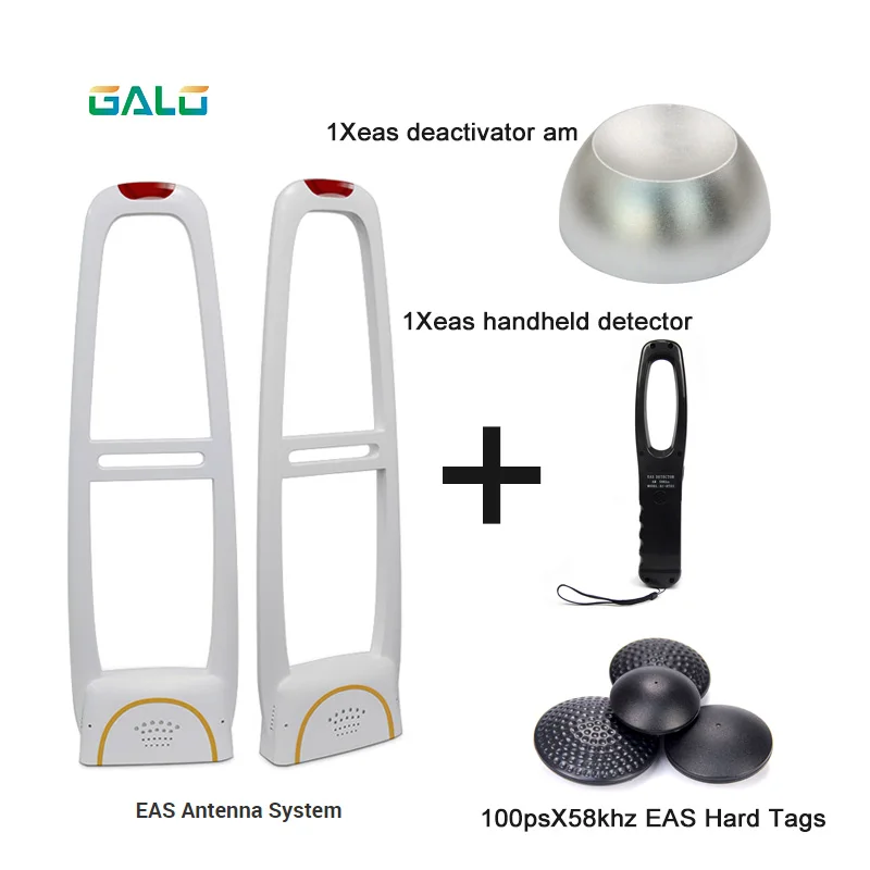Full set EAS Shopping mall anti theft gate eas alarm system with Detacher& Hard tags& Handheld Frequency Tester set sell
Full set EAS Shopping mall anti theft gate eas alarm system with Detacher& Hard tags& Handheld Frequency Tester set sell