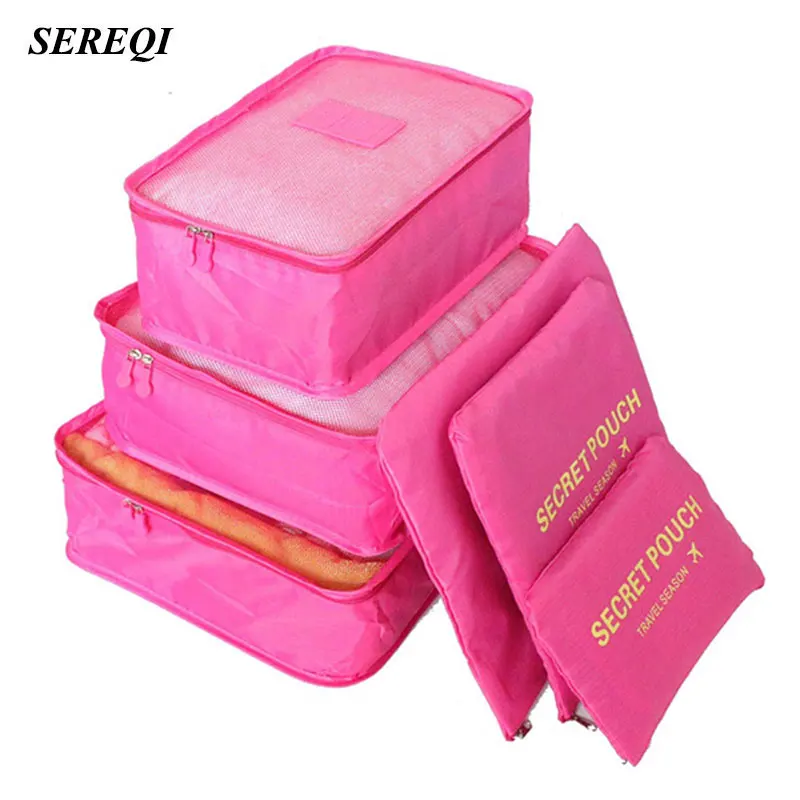 SEREQI 6PCS/1Set Travel Waterproof Storage Bag Clothes Underwear Bra Packing Cube Luggage Organizer Closet Divider Container
SEREQI 6PCS/1Set Travel Waterproof Storage Bag Clothes Underwear Bra Packing Cube Luggage Organizer Closet Divider Container