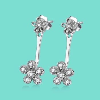 Noble Lady Jewelry S925 Sterling Silver Stud Earrings Elegant Flower Design Solid Silver Earrings Not Allergic Good Quality
Noble Lady Jewelry S925 Sterling Silver Stud Earrings Elegant Flower Design Solid Silver Earrings Not Allergic Good Quality
