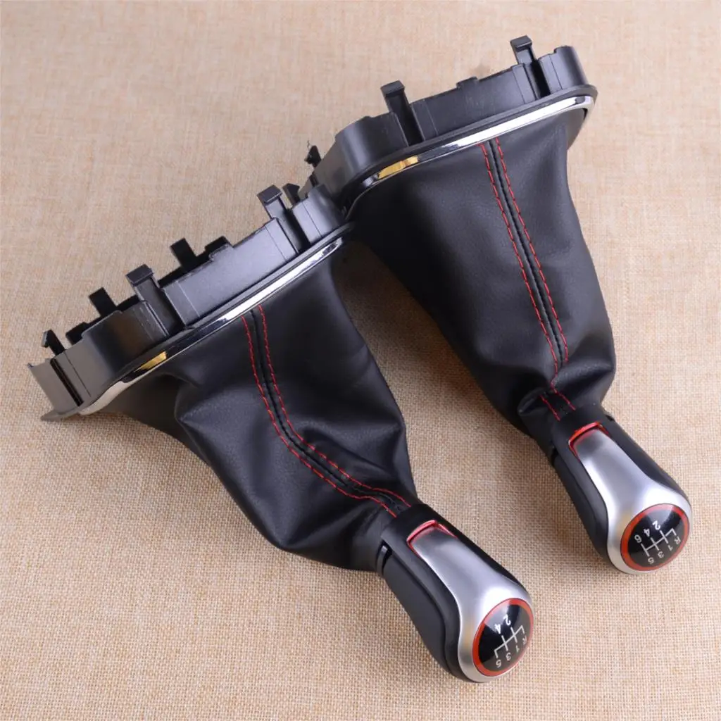 CITALL 5/6 Speed PU Gear Shift Knob With Boot Cover Fit for VW Volkswagen Golf 6 MK5 MK6 Car Accessories
CITALL 5/6 Speed PU Gear Shift Knob With Boot Cover Fit for VW Volkswagen Golf 6 MK5 MK6 Car Accessories