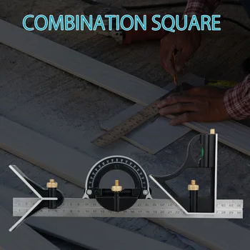 300MM Multi-function Portable Combination Square Angle Ruler Stainless Steel Protractor Measuring Tool Carpenter Tools
300MM Multi-function Portable Combination Square Angle Ruler Stainless Steel Protractor Measuring Tool Carpenter Tools