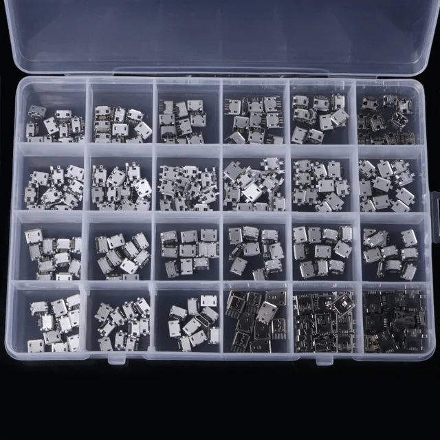 Free shiiping 240 Pcs 24 Models Micro USB Connector Socket Jack For MP3/4/5 Lenovo ZTE Huawei
Free shiiping 240 Pcs 24 Models Micro USB Connector Socket Jack For MP3/4/5 Lenovo ZTE Huawei