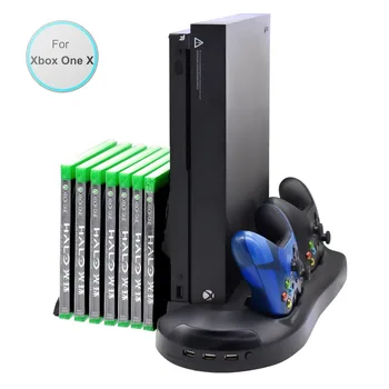 Vertical Stand Cooling Cooler Fan Controller Charging Station with Game Disk CD Storage Charger For Xbox one X ONEX Console
Vertical Stand Cooling Cooler Fan Controller Charging Station with Game Disk CD Storage Charger For Xbox one X ONEX Console