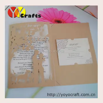 Laser Cut tri-folded wedding invitation card,online wedding invitation card maker 
Laser Cut tri-folded wedding invitation card,online wedding invitation card maker