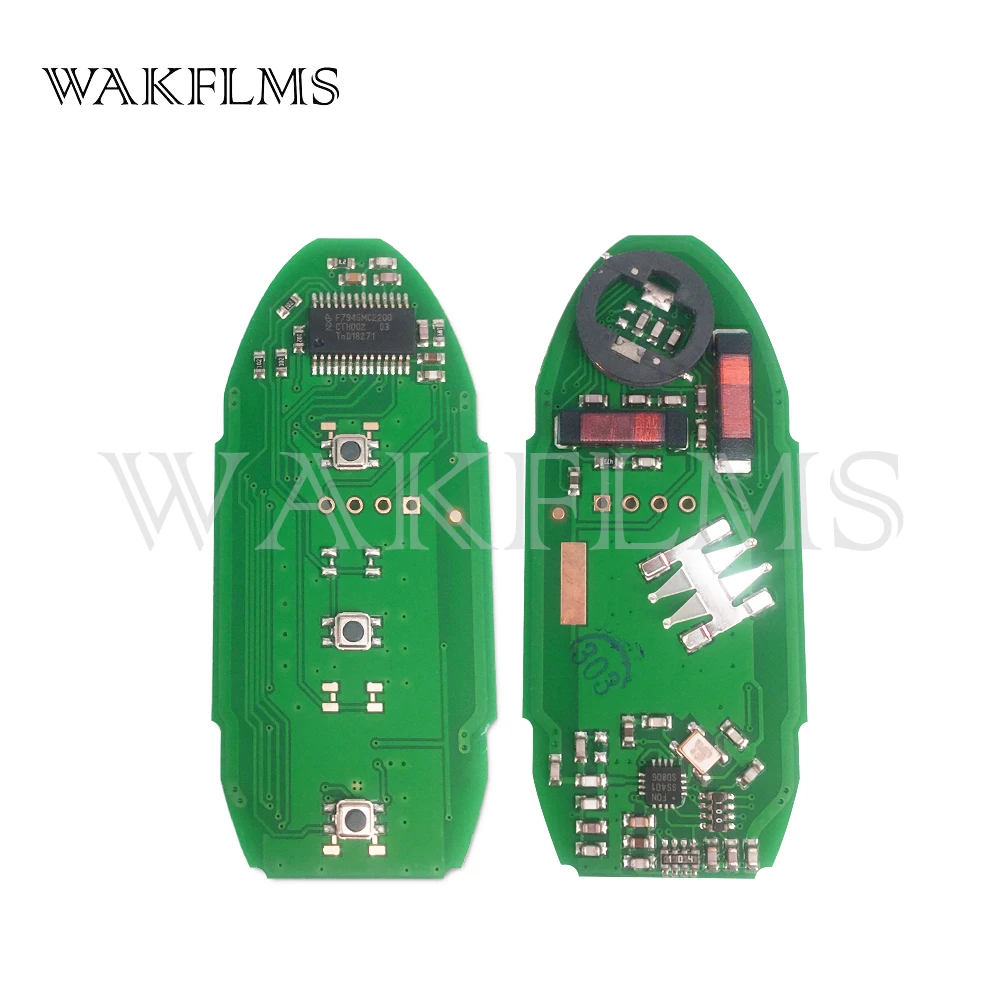 3 Button Smart Key 433MHz Fob for Nissan Pathfinder Murano 2015 2016 with PCF7953M Hitag AES Chip S180144305 S180144303