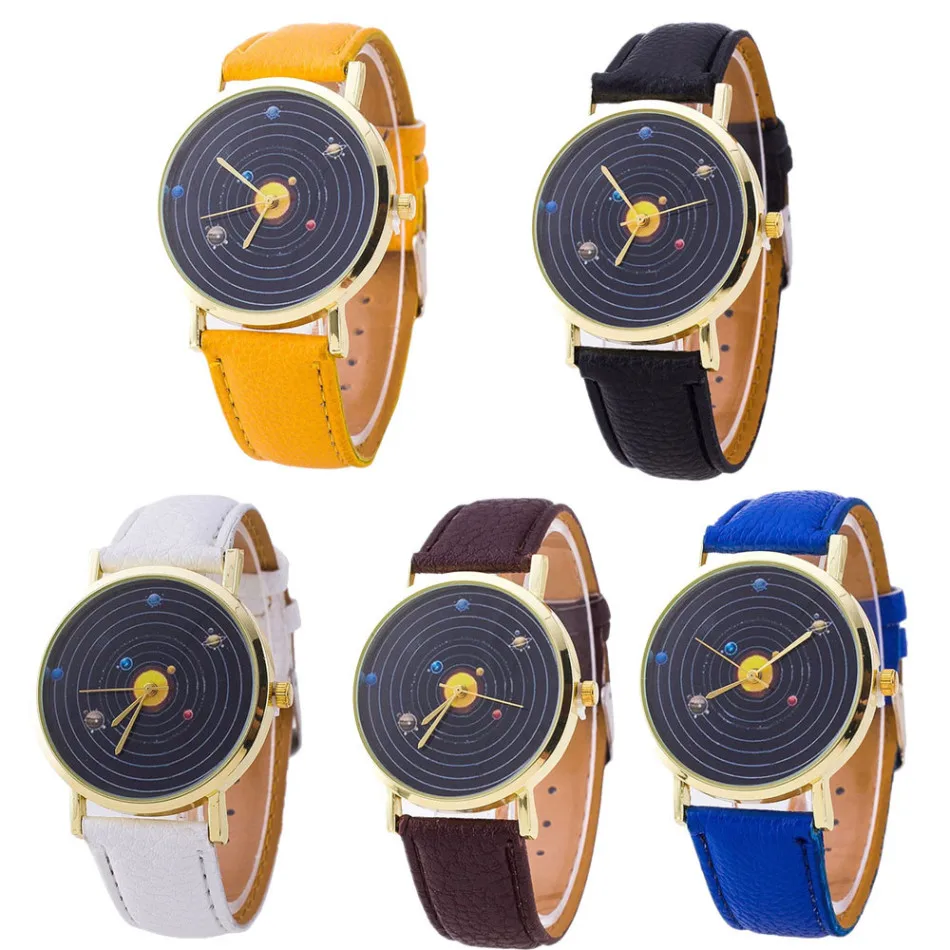 Round Leather Watch with Ladies Quartz Watch Fashion Casual Space Astronomical Planet Quartz Watch Clock Gift
Round Leather Watch with Ladies Quartz Watch Fashion Casual Space Astronomical Planet Quartz Watch Clock Gift