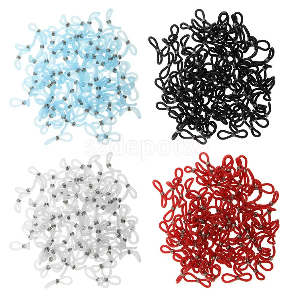 100pcs Ear Hook Eyeglasses Spectacles Chain Glasses Retainer Ends Rope Sunglasses Cord Holder Strap Retainer End Loop Connector
100pcs Ear Hook Eyeglasses Spectacles Chain Glasses Retainer Ends Rope Sunglasses Cord Holder Strap Retainer End Loop Connector