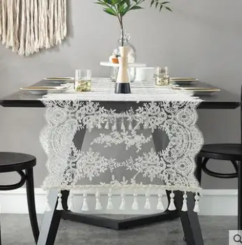 Europe embroidered table runner flag table cover Lace Modern simple coffee table flag cloth shoe cabinet TV cabinet tablecloth
Europe embroidered table runner flag table cover Lace Modern simple coffee table flag cloth shoe cabinet TV cabinet tablecloth