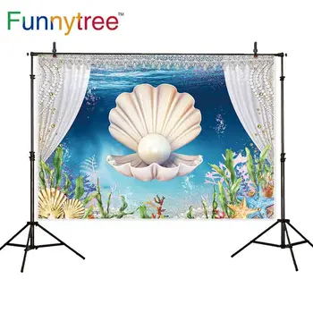 Funnytree backdrop photography sea world pearl shell coral curtain portrait for photo studio photocall photographic background
Funnytree backdrop photography sea world pearl shell coral curtain portrait for photo studio photocall photographic background