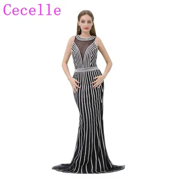 Luxury Black Silver Formal Mermaid Long Evening Dress 2019 New With Open Back Sparkly Couture Custom Made Women Party Dress
Luxury Black Silver Formal Mermaid Long Evening Dress 2019 New With Open Back Sparkly Couture Custom Made Women Party Dress