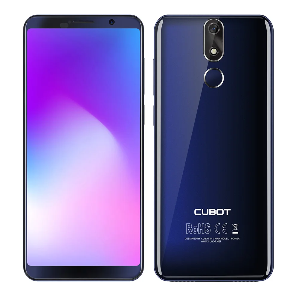 

CUBOT POWER 4G Smartphone Original Android 8.1 OS 5.99 Inch Phablet MTK6763T Octa Core 2.5GHz 6GB RAM 128GB ROM 6000mAh Battery