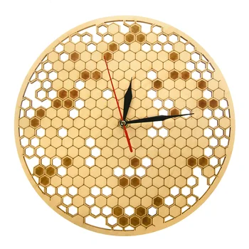 Wood Clock Watch Kitchen Rustic Hanging Clock Modern Geometric Clock Honeycombs Wooden Wall Decor Art Bee Lover Gift for Family
Wood Clock Watch Kitchen Rustic Hanging Clock Modern Geometric Clock Honeycombs Wooden Wall Decor Art Bee Lover Gift for Family