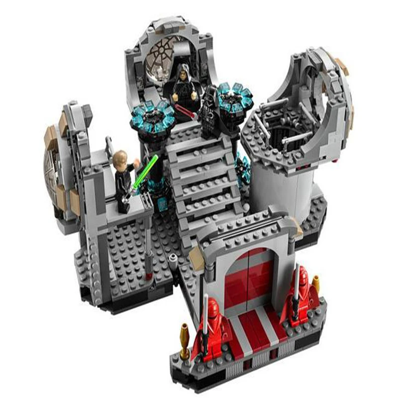 723PCS Star Wars final duel Model building kits blocks Educational model building toys for children Compatible legoings
723PCS Star Wars final duel Model building kits blocks Educational model building toys for children Compatible legoings