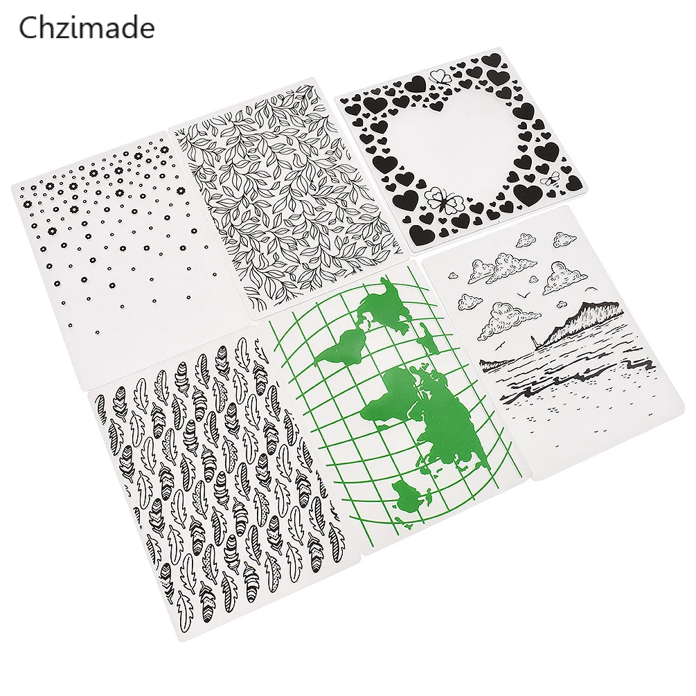 Chzimade Plastic Embossing Folders Transparent Template Photo Album Decoration Making Scrapbooking Craft Card Diy Crafts
Chzimade Plastic Embossing Folders Transparent Template Photo Album Decoration Making Scrapbooking Craft Card Diy Crafts